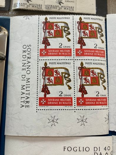 Malta 1967 stamps Full Set Block of 4 Lot