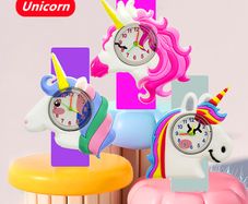 Baby Watch 3D Cartoon Kids Watches Birthday Gift 1-15 Years Old Girl Boy Children Study Time Toy Watch Clock