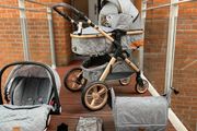 Brand new baby travel system 3 in 1 pram buggy