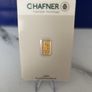 1gram Fine 9999 Gold Bullion C.Hafner Bar. Image 2