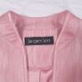 Jacques Vert Pink Metallic Shimmer Mock Neck Tailored Blazer Jacket 12UK/40EU Image 2