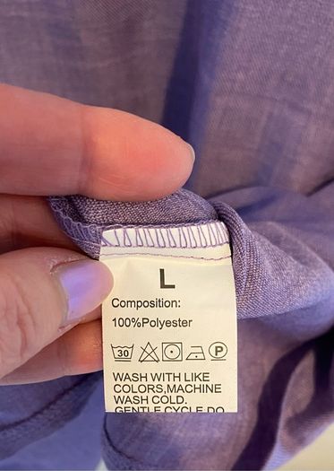 Purple Short Sleeved Blouse BNWOT Size Large