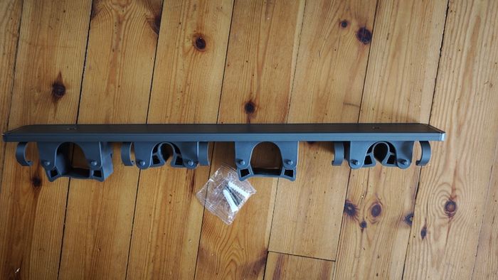 Heavy Duty Wall Mounted Mop & Broom Holder (Brand New - Drill In)