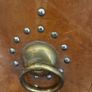 Moroccan Leather Vintage Mirror Image 3
