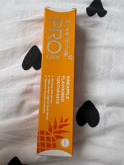 Superdrug pineapple flavour tooth paste
