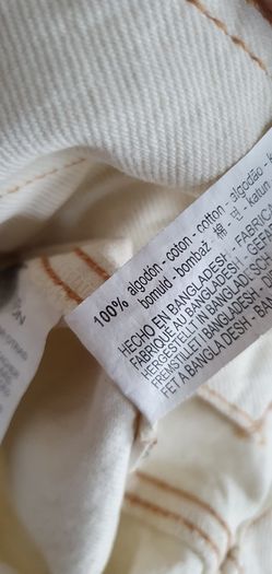 ZARA cream denim dress Sz L (12-14) - Bnwt Rrp 29.95