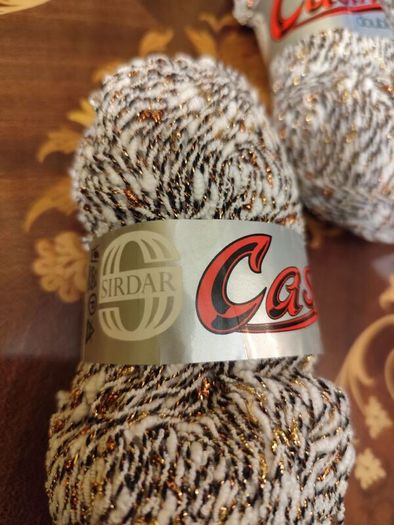 10 X Metallic Gold Wool Sirdar Double Knit Balls