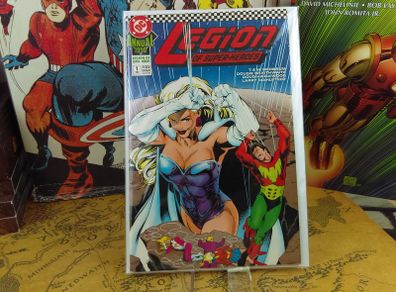 Legion Of Super-Heroes ! Annual #1 ! PHANTOM GIRL DIES ! 1990 ! by DC Comics !