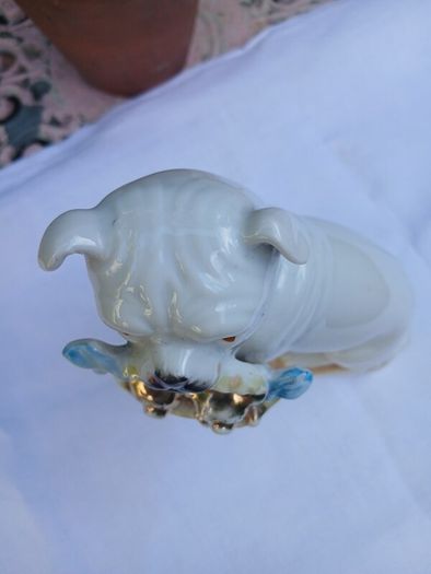 Antique German Pug Dog Ornament