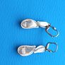 Solvar Drop Pearl Earrings Silver Image 2