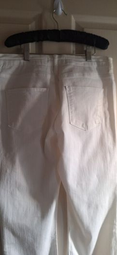 Zara  Off White Boots  Cut Jeans