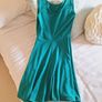 Green Skater Dress - Size 8 Image 2