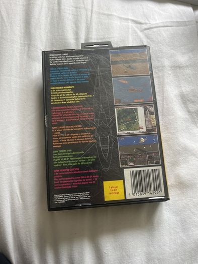 Megadrive Game LHX Attack Chopper