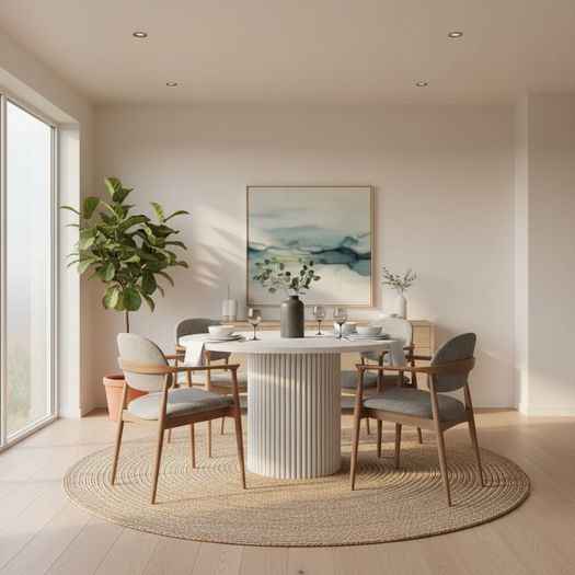 ELEMENTS Extendable Table Cashmere, Steel Frame, Laminated 140cm or 180cm. New Product !