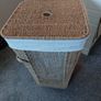 XL Seagrass storage basket lined Image 8