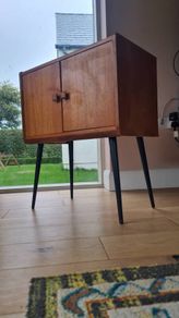 Mid Century Record Cabinet