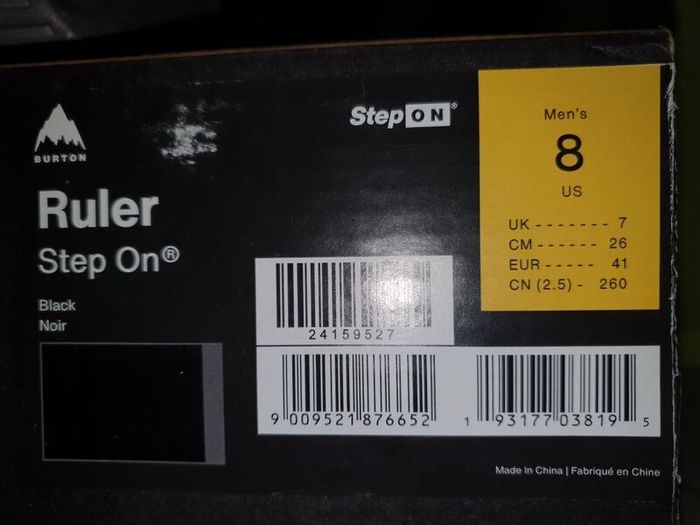 Snowboarding BOA Burton  Ruler Step On boots
