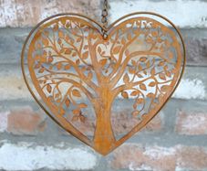 Wind Chime Tree Heart D10086