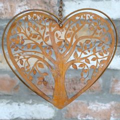 Wind Chime Tree Heart D10086