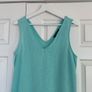 Dunnes Stores Blue Lace Vest Top Image 6