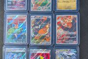 Pokemon TCG 9 Card Collection Page Lot  Meowth IR Victini AR Gold Ultra Ball