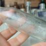 474 - Set of 6 Vintage Clear Glass Cork Screw Top Collectible Decorative Bottles Image 8