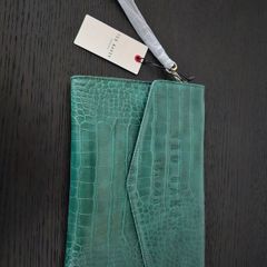 Brand New Ted Baker croc detail debossed envelope pouch