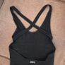 Black criss cross Backless fitness jumpsuit, size 10 Image 6