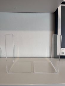Clear Acrylic-Style Bookends