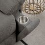 New 3+2 Beige Recliner With Hidden Cupholders Image 3