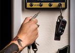 Marshall Amp Style Wall Mounting Key Holder With 4 Keychains Classical Vintage Style Guitar Amp Key Hanger