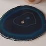 Blue Agate Slice & Flower Agate Crystals Image 2