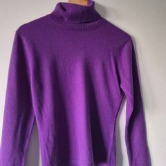 Stunning N Peal Cashmere Polo Neck Sz 10 Jr