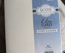 300 gsm Ivory Hammered Paper for wedding Invites
