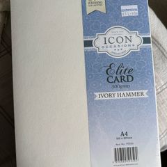 300 gsm Ivory Hammered Paper for wedding Invites