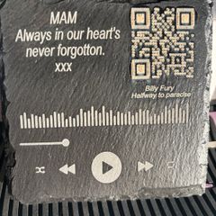 Memory slate coasters