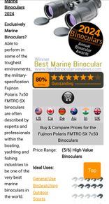 Fujinon 7 x 50 marine binocular w Compass