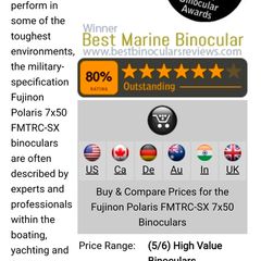 Fujinon 7 x 50 marine binocular w Compass