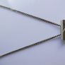 Vintage Sterling Silver 925 Chain & Pendant Necklace (length 16,5" - 8,83g) Image 3
