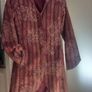 The Aine Collection Burgundy Wool Blend Brocade Coat  UK 10 Image 9