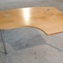 Oval Oak Desks + Pedestals Image 4