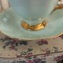 Vintage Royal Albert Turquoise & Rose Duo Image 6