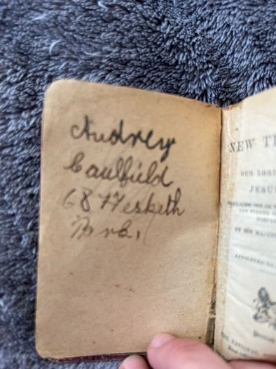 Antique Small New Testament Book