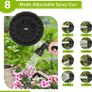 Expandable Garden Hose Pipe - 100FT Flexible Expanding Water Hose, Lightweight, Leakproof with 8 Function Hose Pipe Spray Gun, 3/4", 1/2" Connectors Image 4