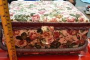 vintage sewing box with contents