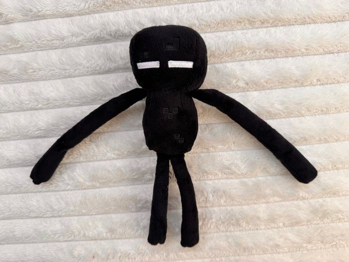 Minecraft Enderman Plush MoJang Gaming Black approx. 24 cm. Used NO Tag Please see photos