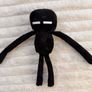 Minecraft Enderman Plush MoJang Gaming Black approx. 24 cm. Used NO Tag Please see photos Image 3