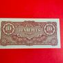 Japanese  Invasion  Money  BURMA   10 RUPEES  1942 WORLD WAR 11 ( Uncirculated ) Image 2