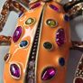 Bejewelled Crystal Large Beetle Earrings Image 10