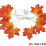 Artificial  maple Leaves Vine with lights Image 3